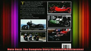 FREE PDF DOWNLOAD   Moto Guzzi The Complete Story Crowood Motoclassics  FREE BOOOK ONLINE