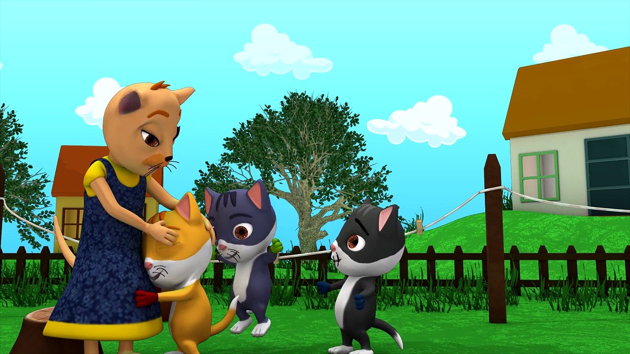 Three Little Kittens 3D Nursery Rhyme
