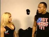 The Rock embrasse Trish Stratus