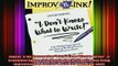 READ book  Improv n Ink Overcoming I Dont Know What to Write A Scaffolded Approach to Developing Full EBook