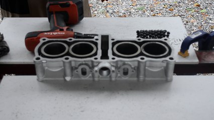 Brush Hone Motorcycle Cylinder Part 1