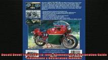 READ THE NEW BOOK   Ducati Bevel Twins 1971 to 1986 Authenticity  Restoration Guide Enthusiasts  FREE BOOOK ONLINE
