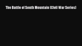 Read The Battle of South Mountain (Civil War Series) Ebook Free