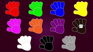 Colors Children-Teach Colors With Hand Cartoon-Kids Learning Educational Video