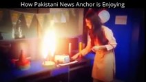 How Pakistani News Anchor is Enjoying Behind the Camera