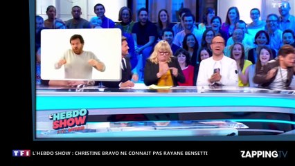 L’Hebdo Show : Christine Bravo ne sait pas qui est Rayane Bensetti, malaise sur le plateau (Vidéo)