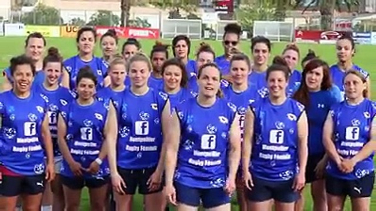 Para voce par les joueuses de Montpellier Rugby Féminin