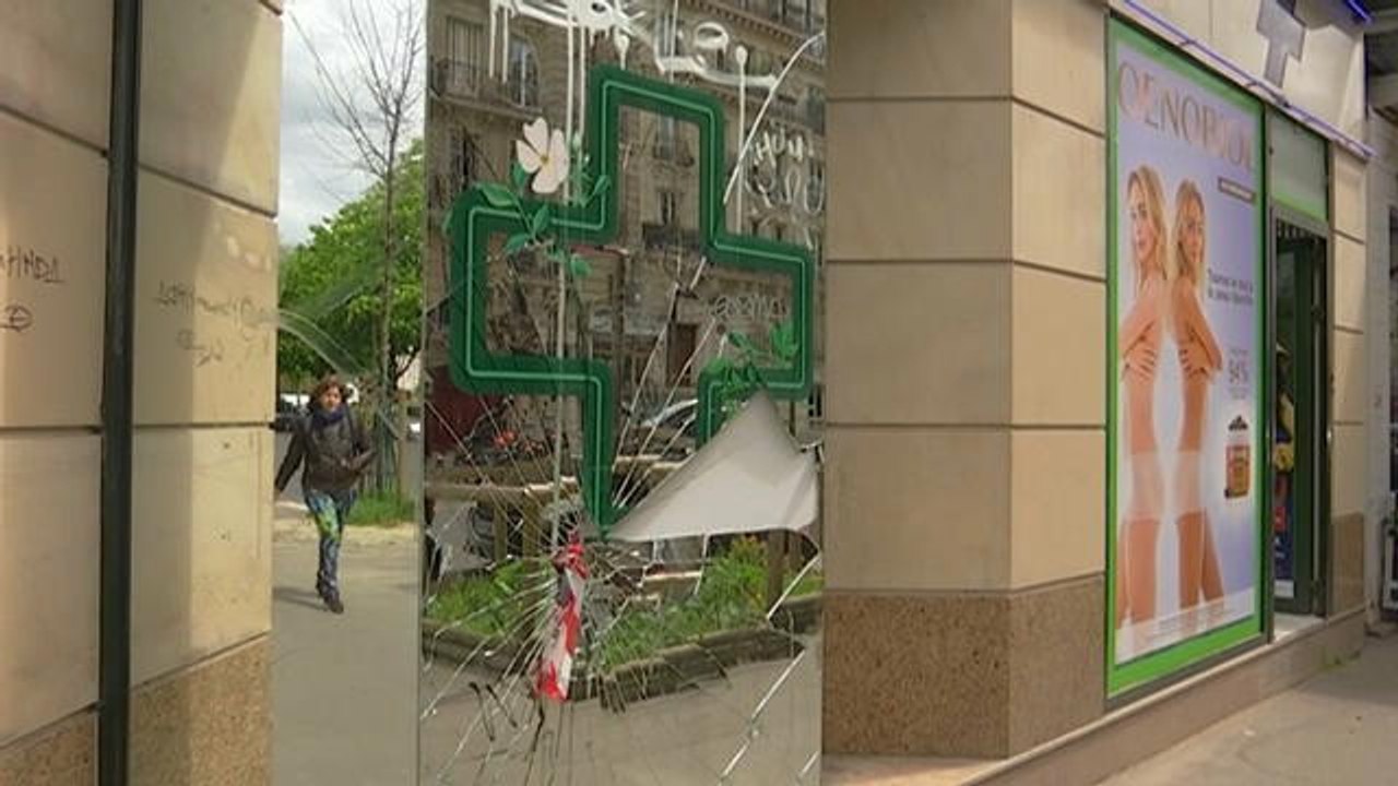 Paris : des commerçants excédés après les dégradations en marge des manifestations - Le 30/04/2016 à 12h00