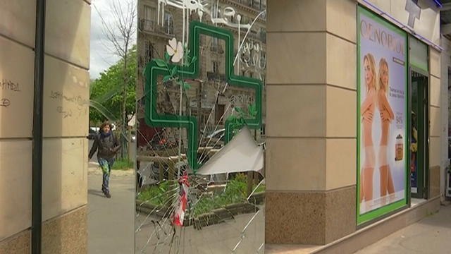 Paris : des commerçants excédés après les dégradations en marge des manifestations - Le 30/04/2016 à 12h00