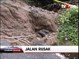 Sedikitnya Ada 9 Titik Longsor di Ruas Jalan Oku Selatan