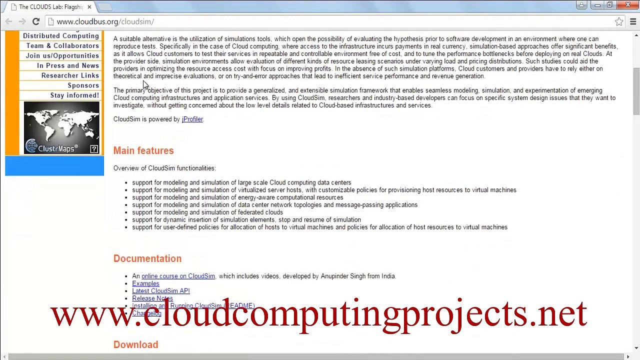 HOW TO INSTALL CLOUDSIM output