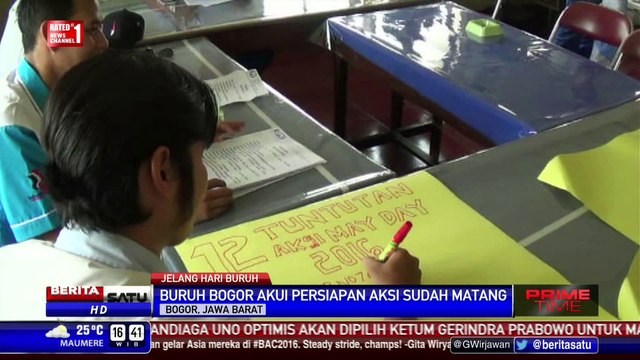 Buruh Bogor Siap Menuju Jakarta Tuntut Pembatalan Tax Amnesty
