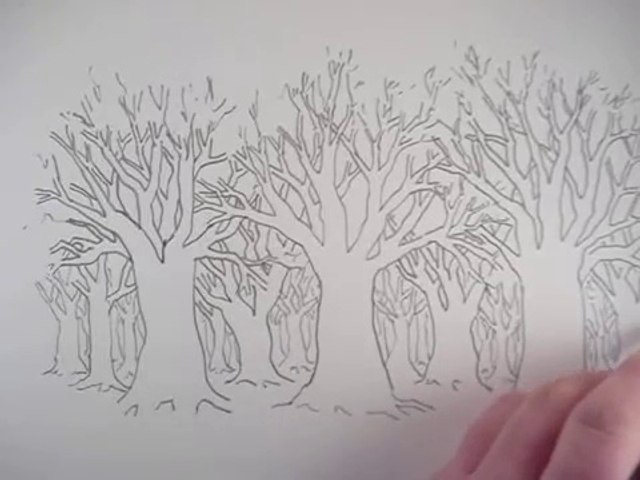 Comment Dessiner Un Arbre Et Une Foret Video Dailymotion