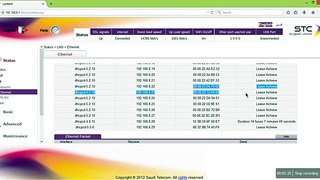How you can see connected user to your router via line or via wifi in stc and huawei hg658b easy