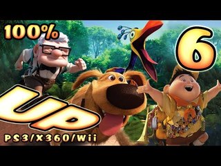 Disney Pixar's UP Walkthrough Part 6 (PS3, X360, Wii) 100% Level 7 - Night in the Jungle