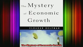 READ book  The Mystery of Economic Growth Online Free