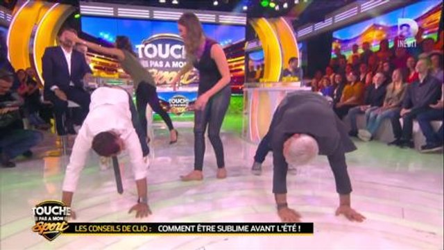 Clio Pajczer, ses exercices physiques sexy dans Touche pas à mon sport