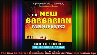 READ book  The New Barbarian Manifesto How to Survive the Information Age Free Online