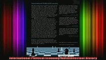 READ Ebooks FREE  International Political Economy An Intellectual History Full EBook