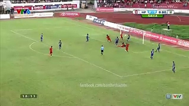 Hải Phòng 0 - 0 Bình Dương (V-League) 30/04/2016 Pha bỏ lỡ bàn thắng rất đáng tiếc của Hải Phòng