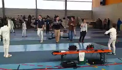 AER42 Finale Championnats départementaux Loire 2015 EHB _Grégoire vs Adrien