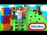 Disney | Giant Surprise Toys Little Tikes Rock Climber And Slide Playset Giant Waffle Blocks DisneyCarToys