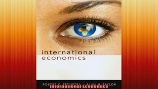 READ book  International Economics Free Online