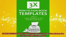FREE DOWNLOAD  3X NON FICTION BOOK TEMPLATES Part 3 3 Short Templates For Your New Non Fiction Book  FREE BOOOK ONLINE