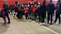 chant apres la victoire des u13 du cosmo en finale du tournoi en salle