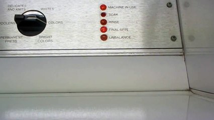Maytag Commercial Washing Machine Final Spin+Starting Dryer.