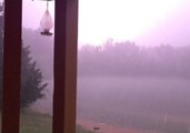 Lightning Strikes Close to Home During Storm