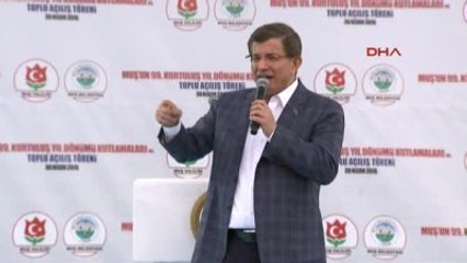 Muş Başbakan Davutoğlu Muş'ta Konuştu-2