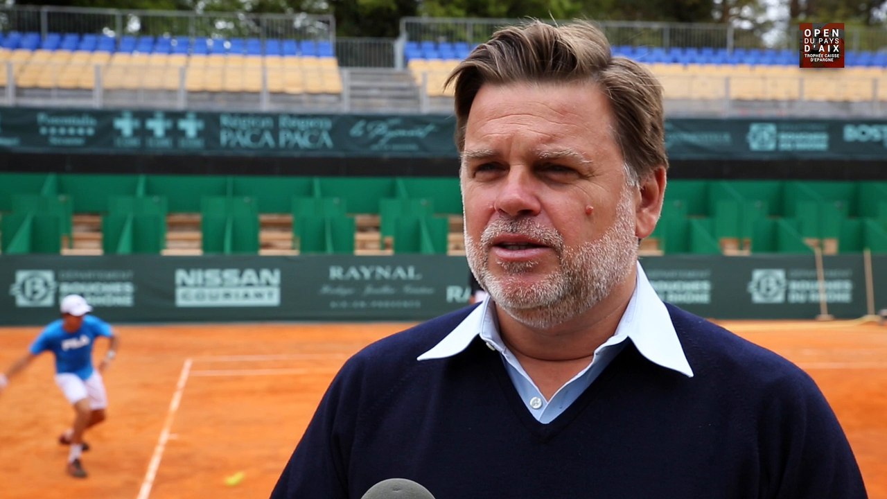 Pour l'arbitre international de tennis Cédric Mourier, l'Open du Pays d'Aix est devenu un tournoi important
