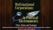 READ book  Multinational Corporations in Political Environments Ethics Values and Strategies Full Free