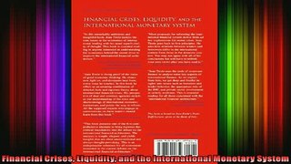 READ book  Financial Crises Liquidity and the International Monetary System Free Online