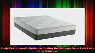 the most popular  Sealy Posturepedic Optimum Destiny Gel Memory Foam Twin Extra Long Mattress