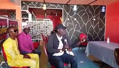 PAPE DIOUF entre en studio pour le combat MODOU LO GRIS BORDEAUX