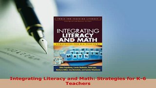 PDF  Integrating Literacy and Math Strategies for K6 Teachers Download Online