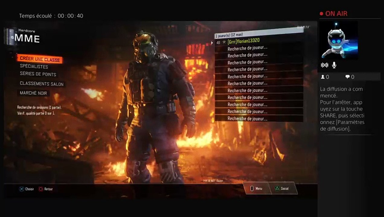 Diffusion PS4 en direct de florian13320