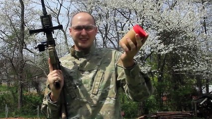 Peanut Butter and Jelly vs. Scar H Suppressed .308 at 25,000fps - GUNS in SLOW MO