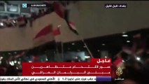 صور المتظاهرين داخل مبنى البرلمان العراقي بعد اقتحامه