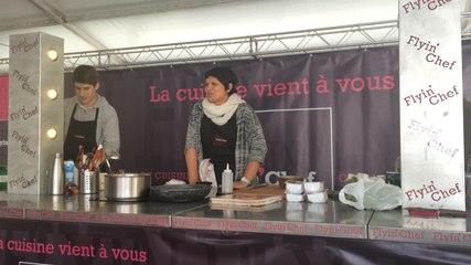 Festival AOC : démonstration d'une blogueuse culinaire