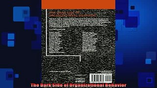 READ book  The Dark Side of Organizational Behavior  FREE BOOOK ONLINE