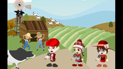 ♫♪ EN LA GRANJA DE PEPITO ♫♪ canción infantil completa con dibujos animados