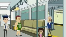 ♫♪ VIAJAR EN TREN ♫♪ canción infantil completa con dibujos animados