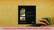 Download  Property Law Handbook 20092010 2009 Edition  Read Online