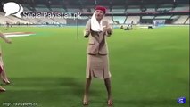 Emirates Air hostess Crazy Dancing on Champion song