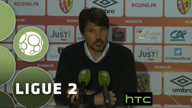 Conférence de presse RC Lens - Paris FC (0-1) : Antoine KOMBOUARE (RCL) - Jean-Luc VASSEUR (PFC) - 2015/2016