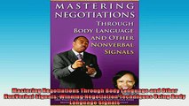 READ book  Mastering Negotiations Through Body Language and Other NonVerbal Signals Winning  FREE BOOOK ONLINE
