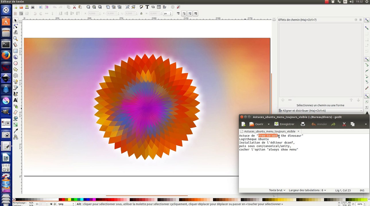 Astuce ubuntu : menu du haut toujours visible